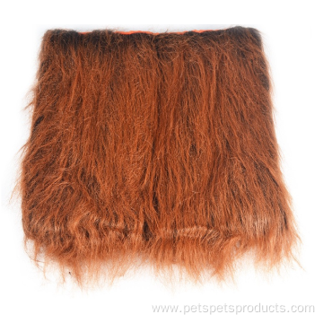 Festival Party Brown Lion Mane Hair Dog Costume